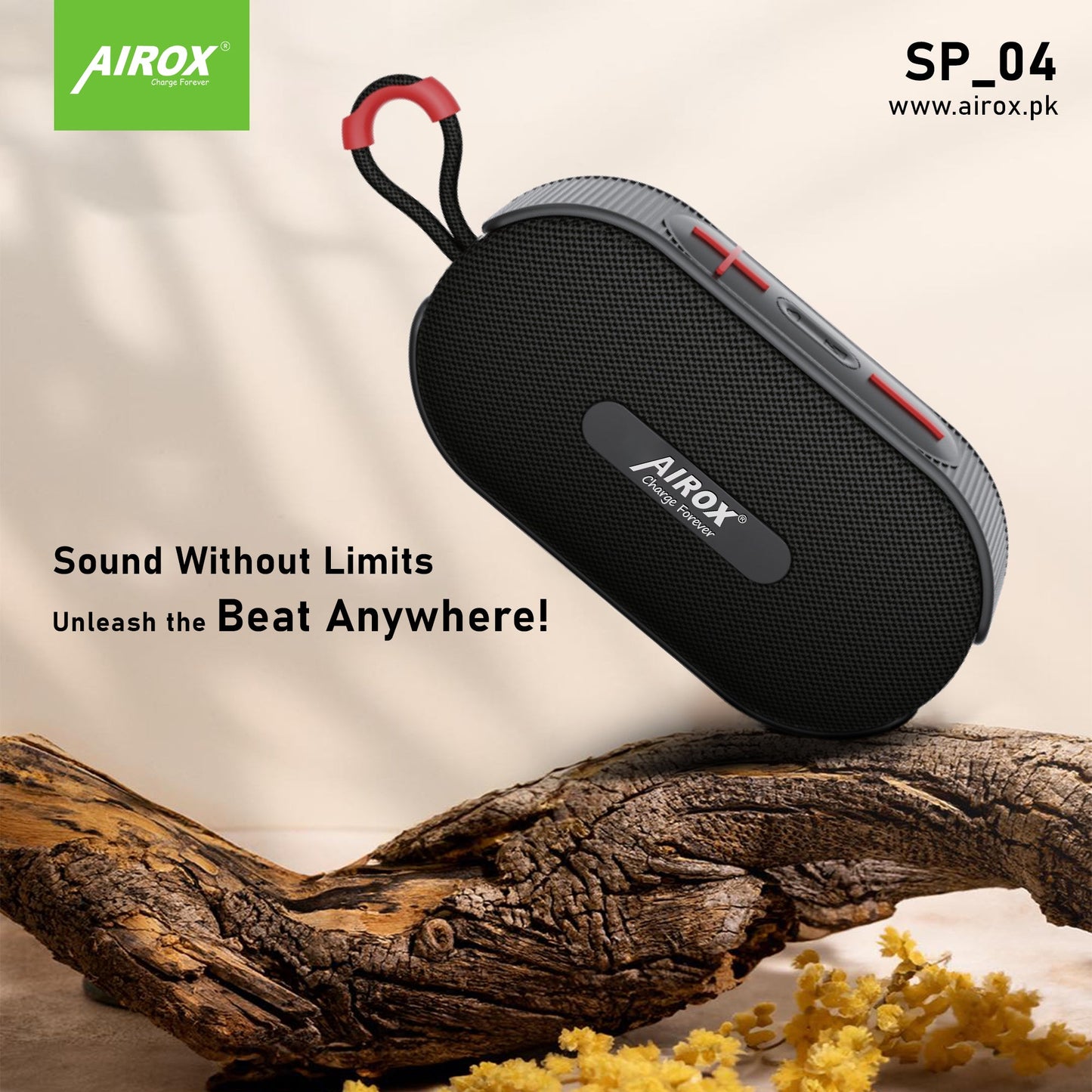 Airox SP04 Portable Bluetooth Speaker Airox.pk